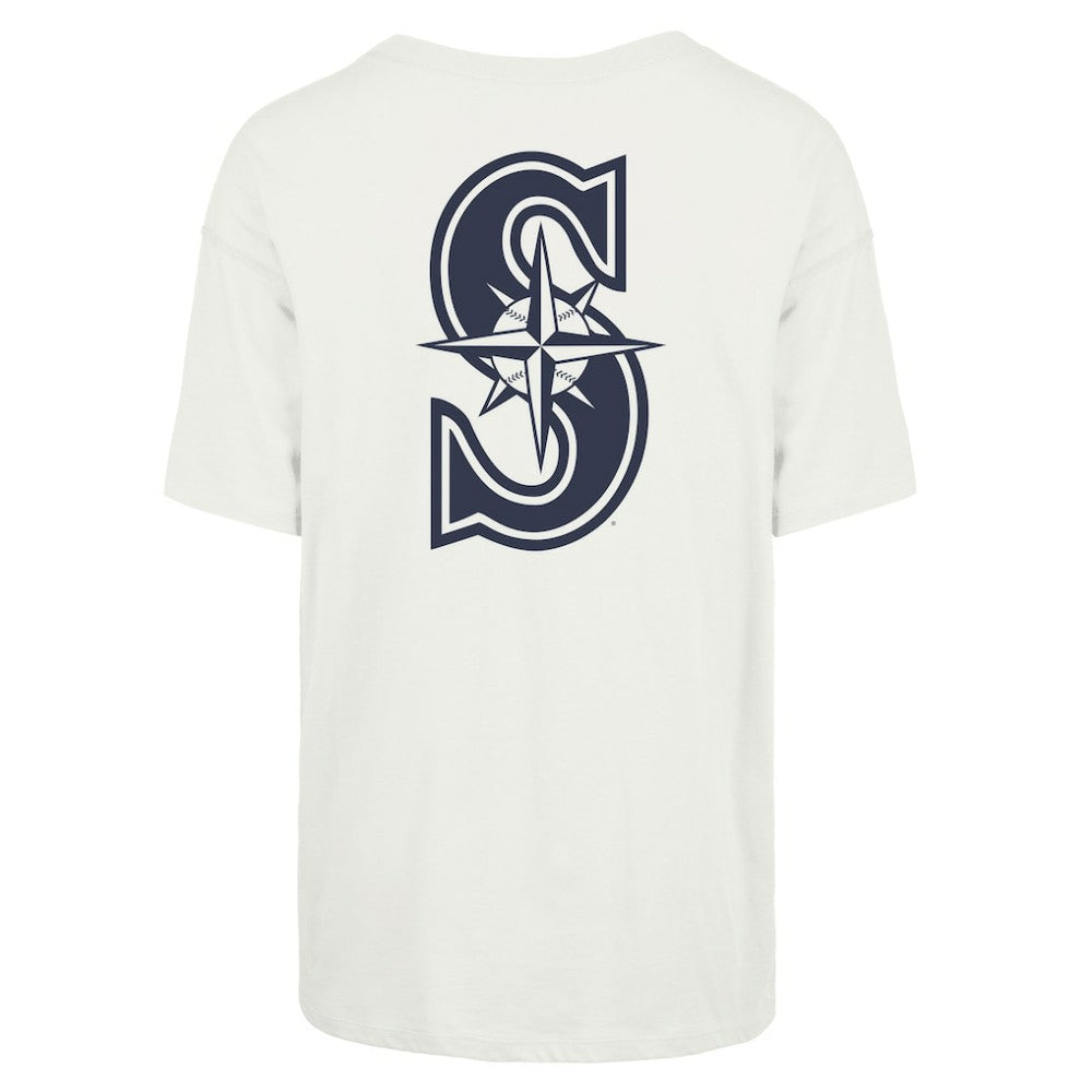 Seattle Mariners '47 Women's Show Off Boyfriend T-Shirt - White T-shirts