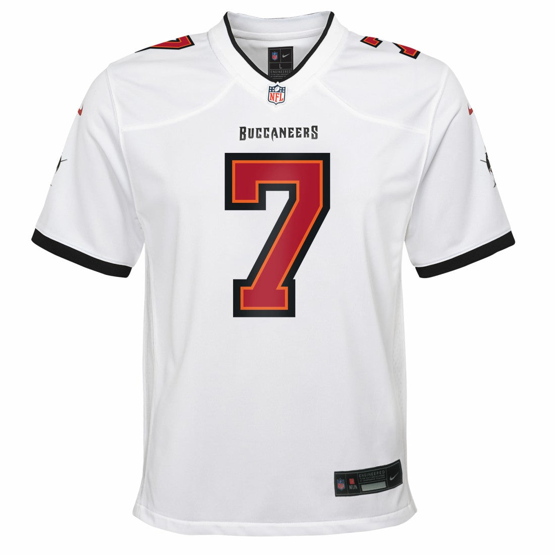 Bucky Irving Tampa Bay Buccaneers Youth White Game Jersey White