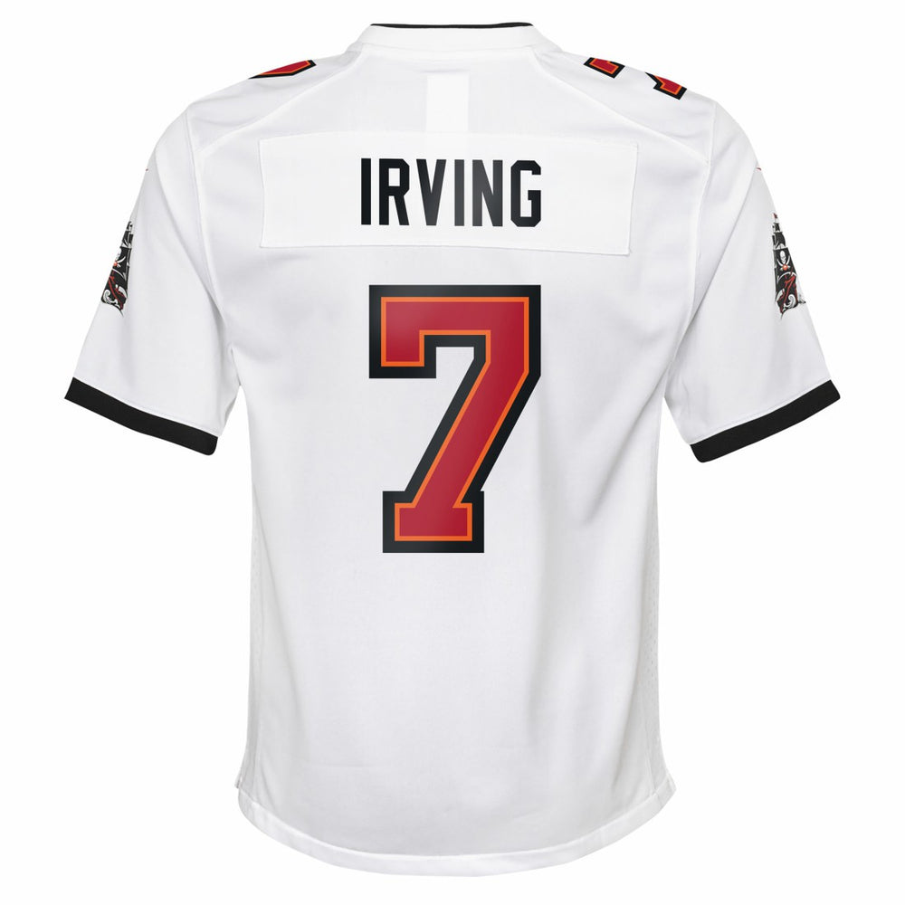Bucky Irving Tampa Bay Buccaneers Youth White Game Jersey White
