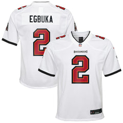 Emeka Egbuka Tampa Bay Buccaneers Youth White Game Jersey White