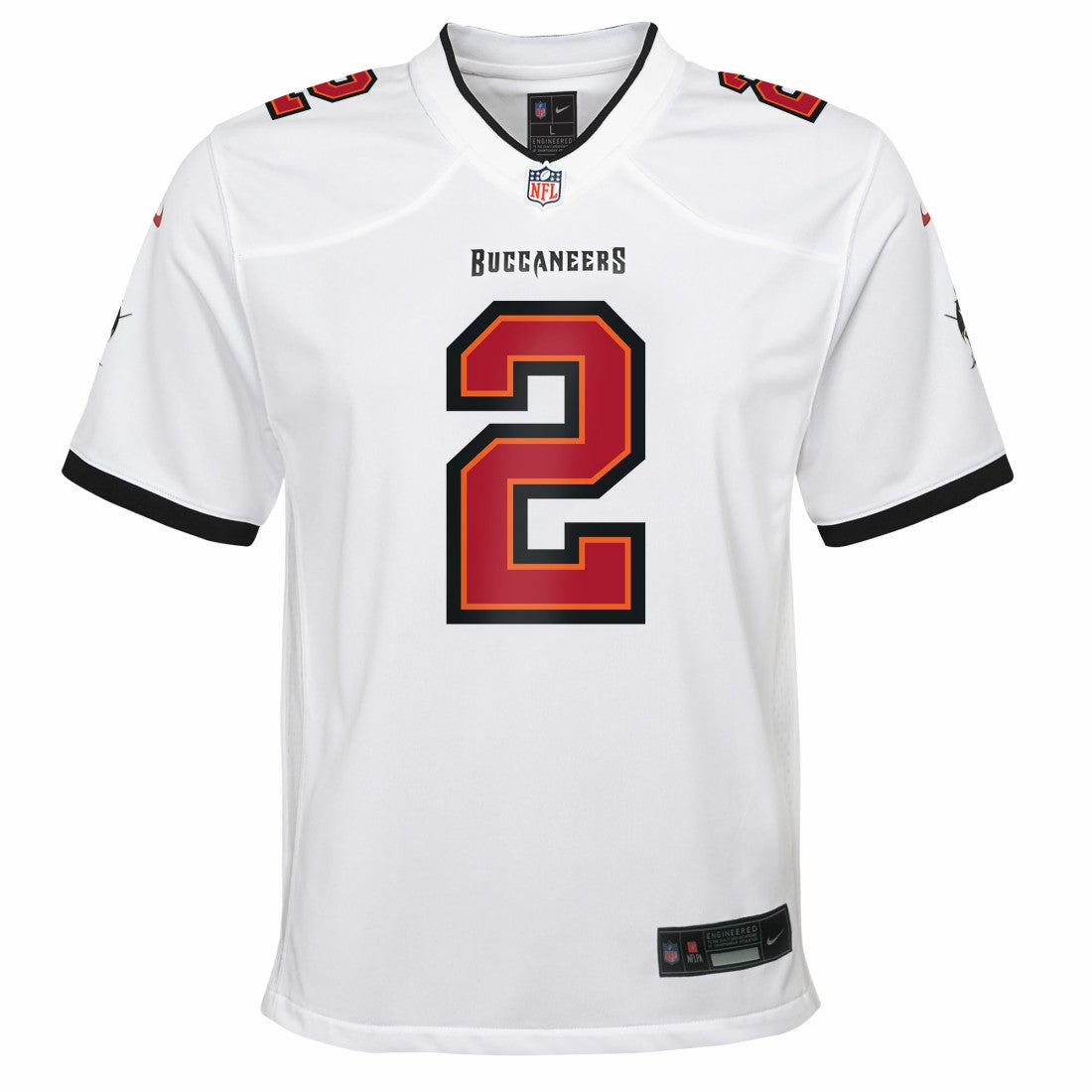 Emeka Egbuka Tampa Bay Buccaneers Youth White Game Jersey White