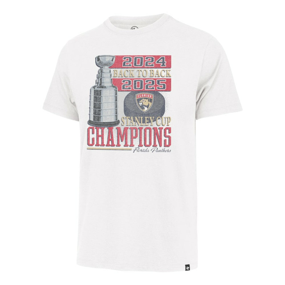 NHL Florida Panthers '47 Back-to-Back Vintage T-Shirt - White