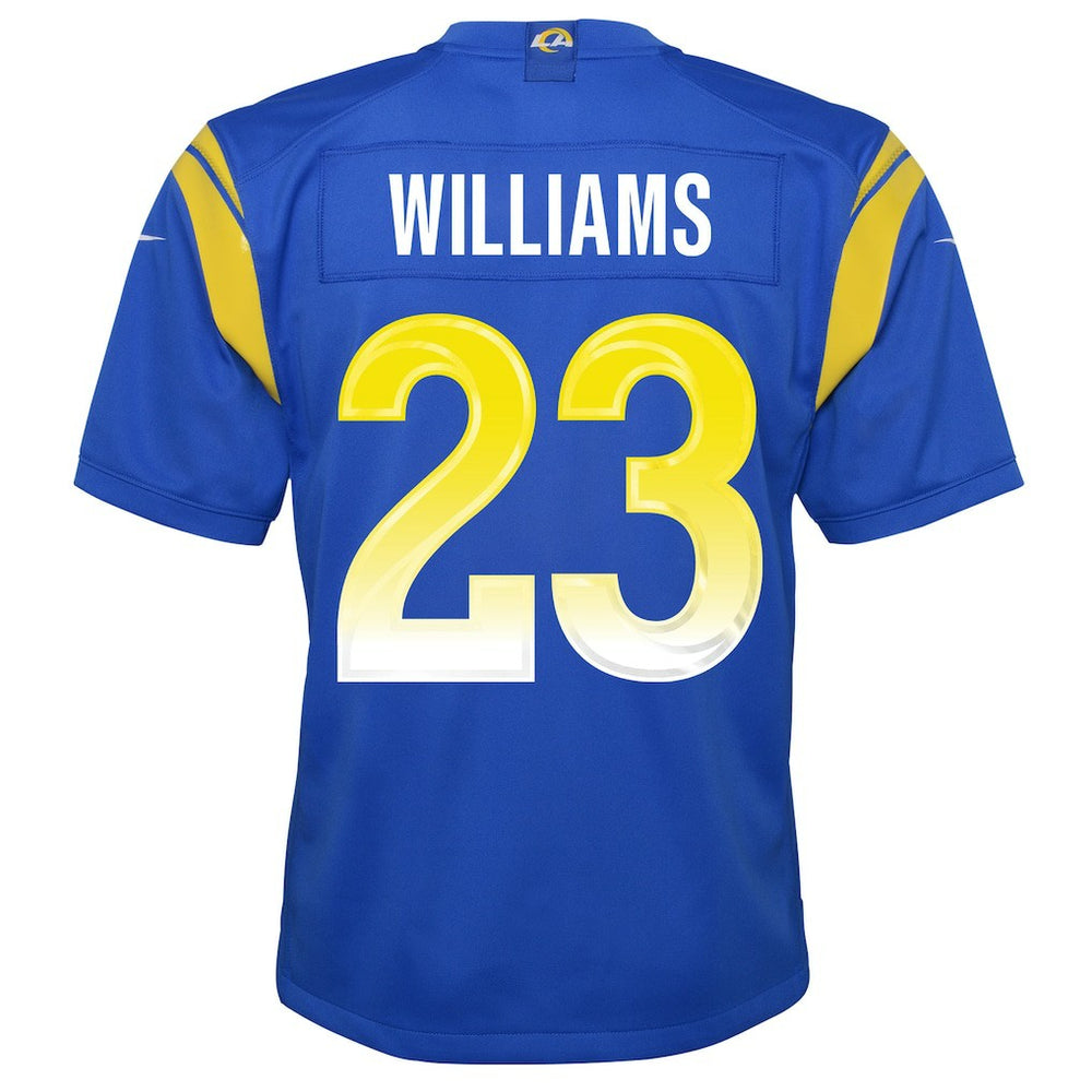 Kyren Williams Los Angeles Rams Youth Team Game Jersey Royal