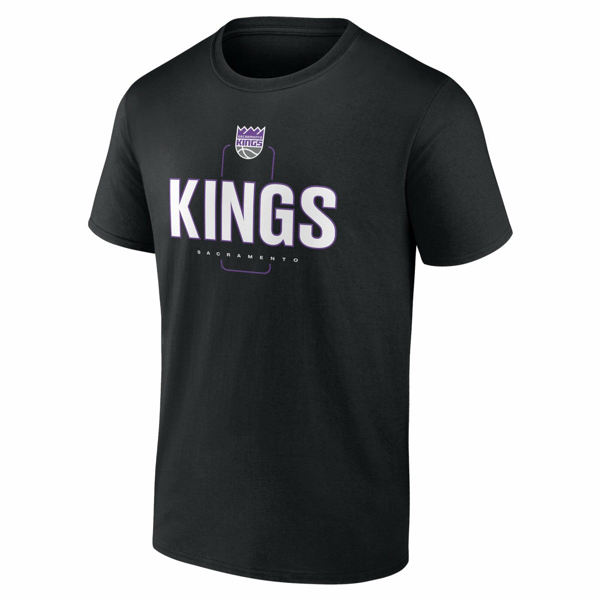 Sacramento Kings Center Court Name & Number Custom T-Shirt Black