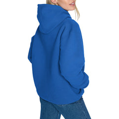 Dallas Mavericks Starter Women's Arch Stripe Fleece Hoodie Blue