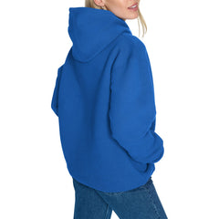 New York Knicks Starter Women's Arch Stripe Fleece Hoodie Blue