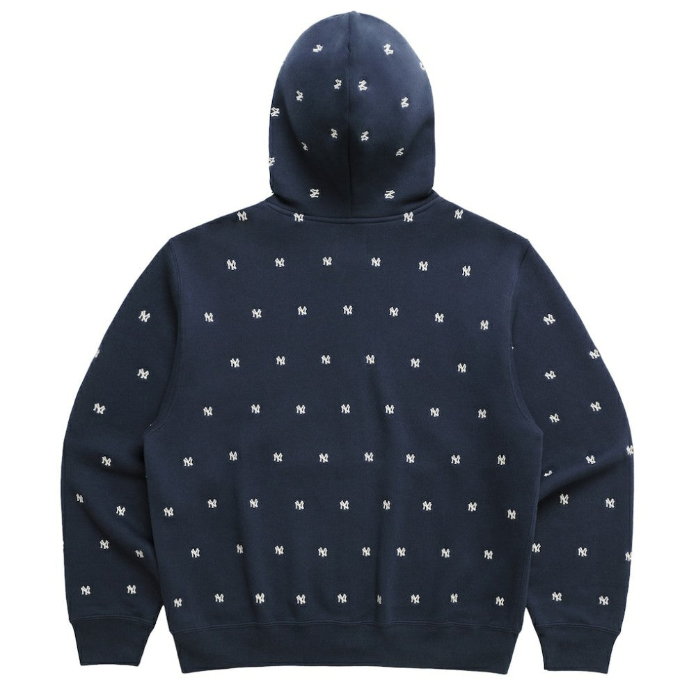 New York Yankees Madhappy Unisex All Over Fleece Full-Zip Hoodie - Navy Hoodies