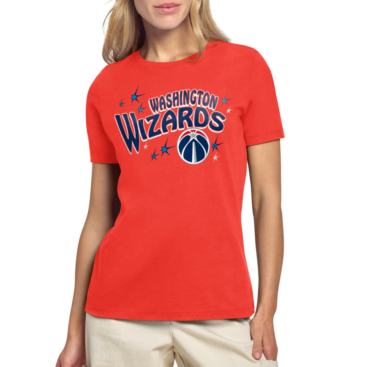 Washington Wizards Starter Women's Fireworks T-Shirt Red