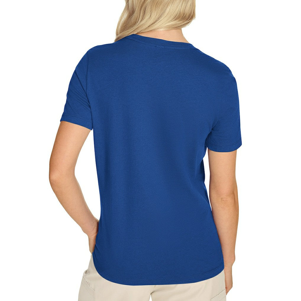 Detroit Pistons Starter Women's Fireworks T-Shirt Blue