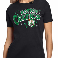 Boston Celtics Starter Women's Fireworks T-Shirt Black