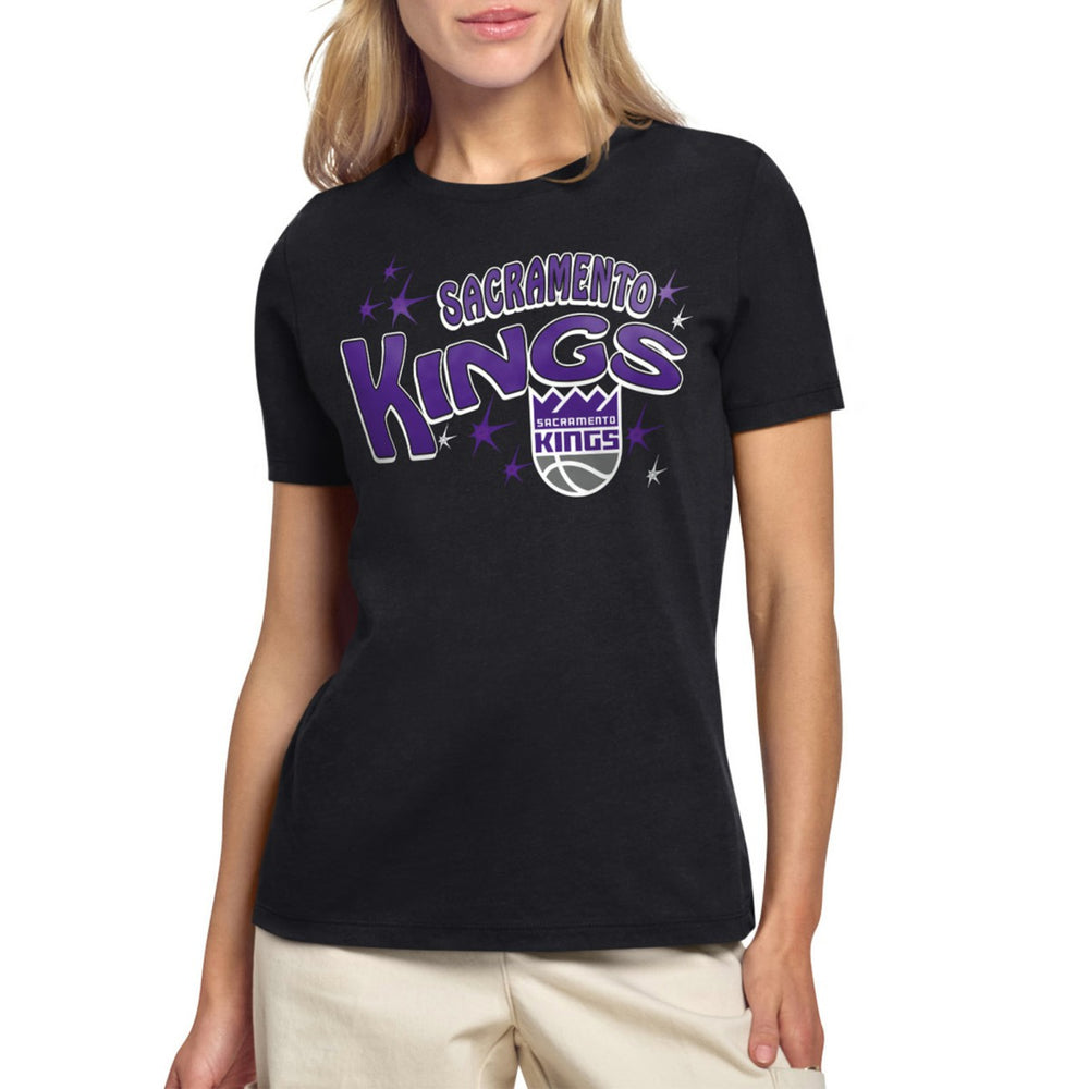Sacramento Kings Starter Women's Fireworks T-Shirt Black