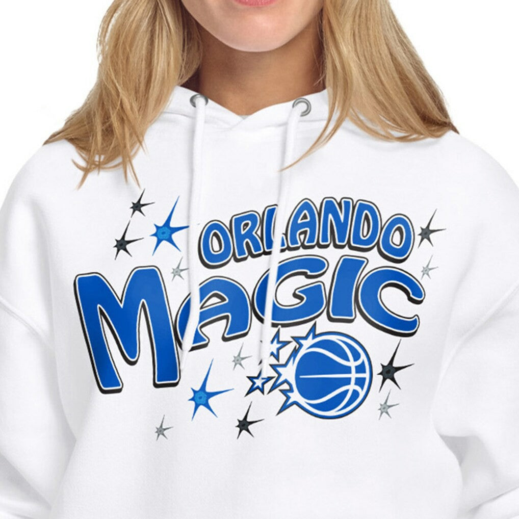 Orlando Magic Starter Women's Fireworks Fleece Hoodie White