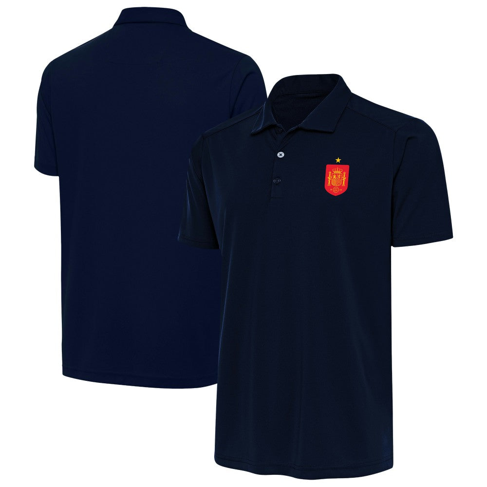 Spain National Team Antigua Statement Polo Navy sale