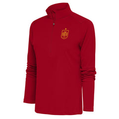 Spain National Team Antigua Women's Statement Half-Zip Pullover Red