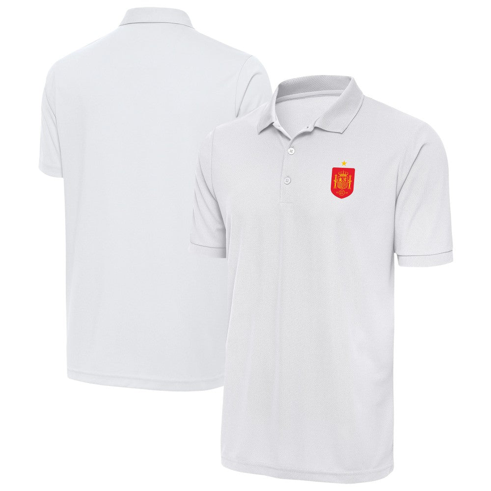Spain National Team Antigua Derive Polo White