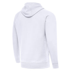 Spain National Team Antigua Takeover Fleece Raglan Hoodie White