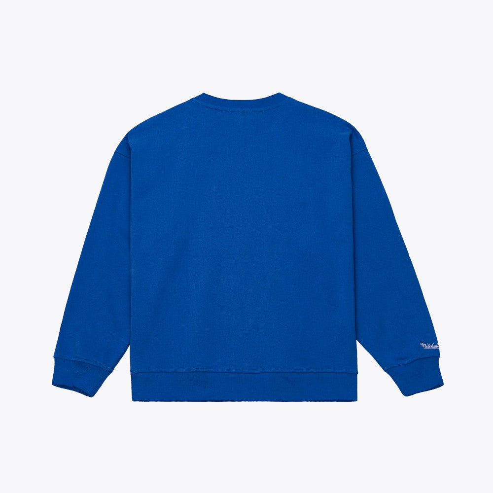 Los Angeles Dodgers Mitchell & Ness Women's Script Sweatshirt - Royal Sweatshirts