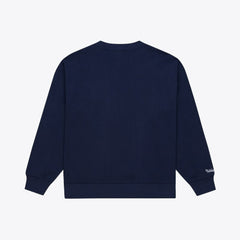 Atlanta Braves Mitchell & Ness Women's Script Sweatshirt - Navy Sweatshirts