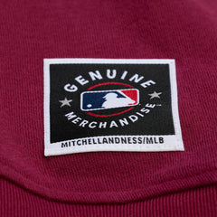 Philadelphia Phillies Mitchell & Ness Women's Script Sweatshirt - Burgundy Sweatshirts
