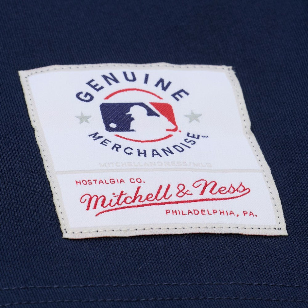 Detroit Tigers Mitchell & Ness Women's Pep Rally Cropped Boxy T-Shirt - Navy T-shirts