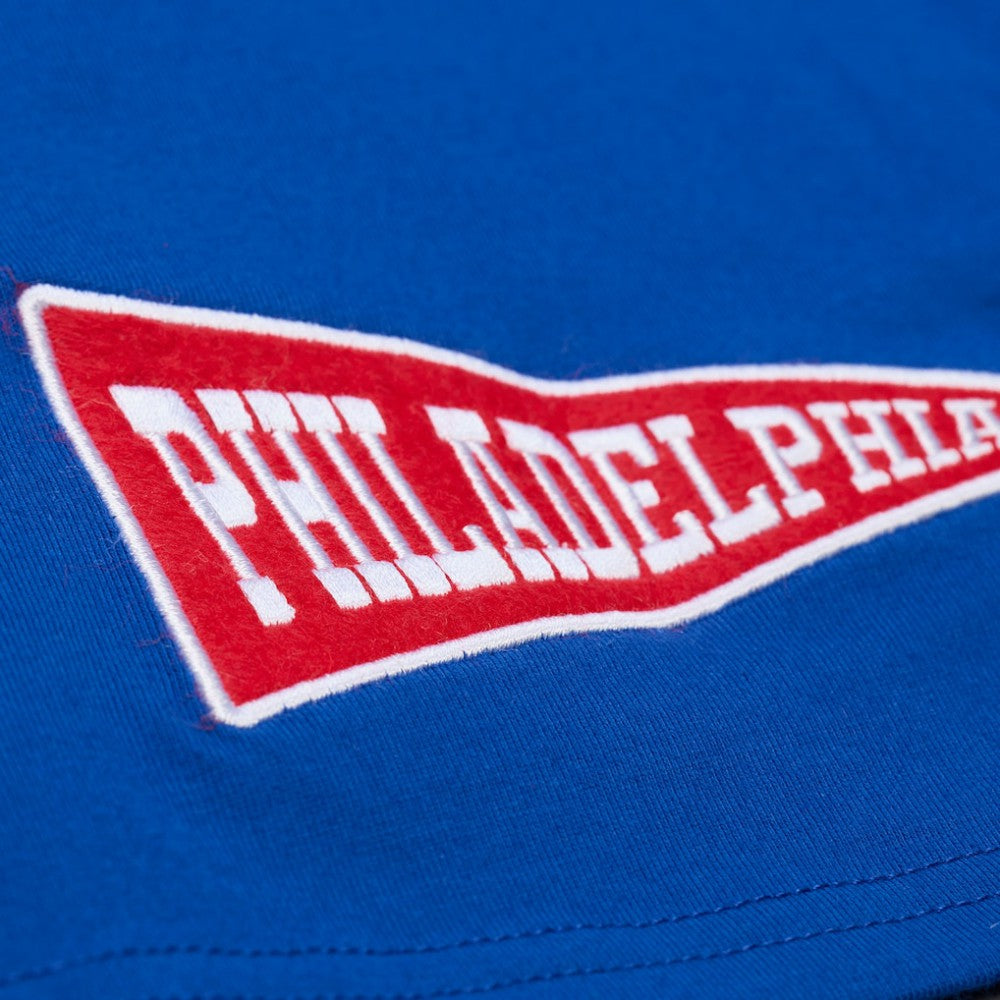 Philadelphia Phillies Mitchell & Ness Women's Pep Rally Cropped Boxy T-Shirt - Royal T-shirts