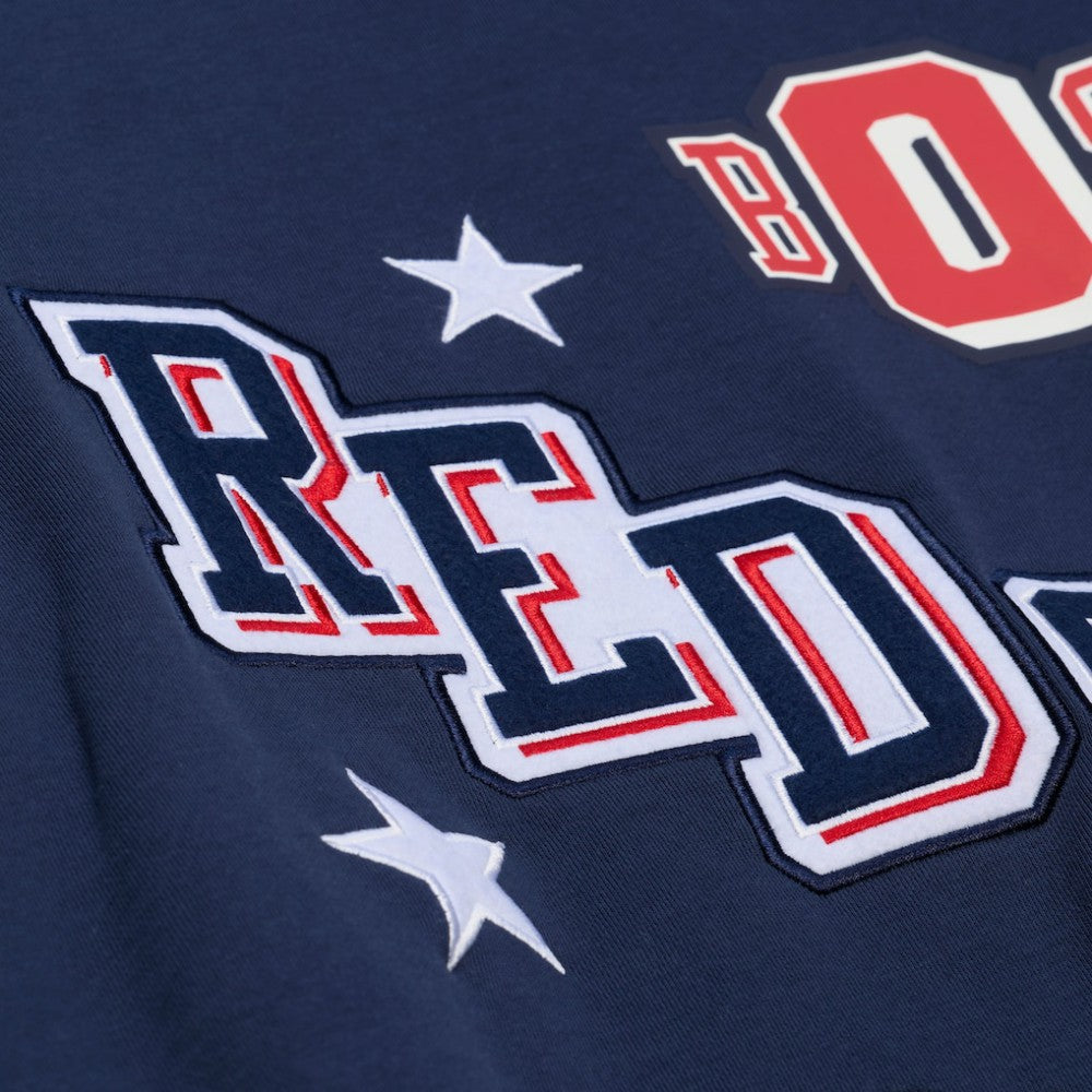 Boston Red Sox Mitchell & Ness Women's Pep Rally Sweatshirt - Navy Sweatshirts