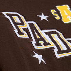San Diego Padres Mitchell & Ness Women's Pep Rally Sweatshirt - Brown Sweatshirts