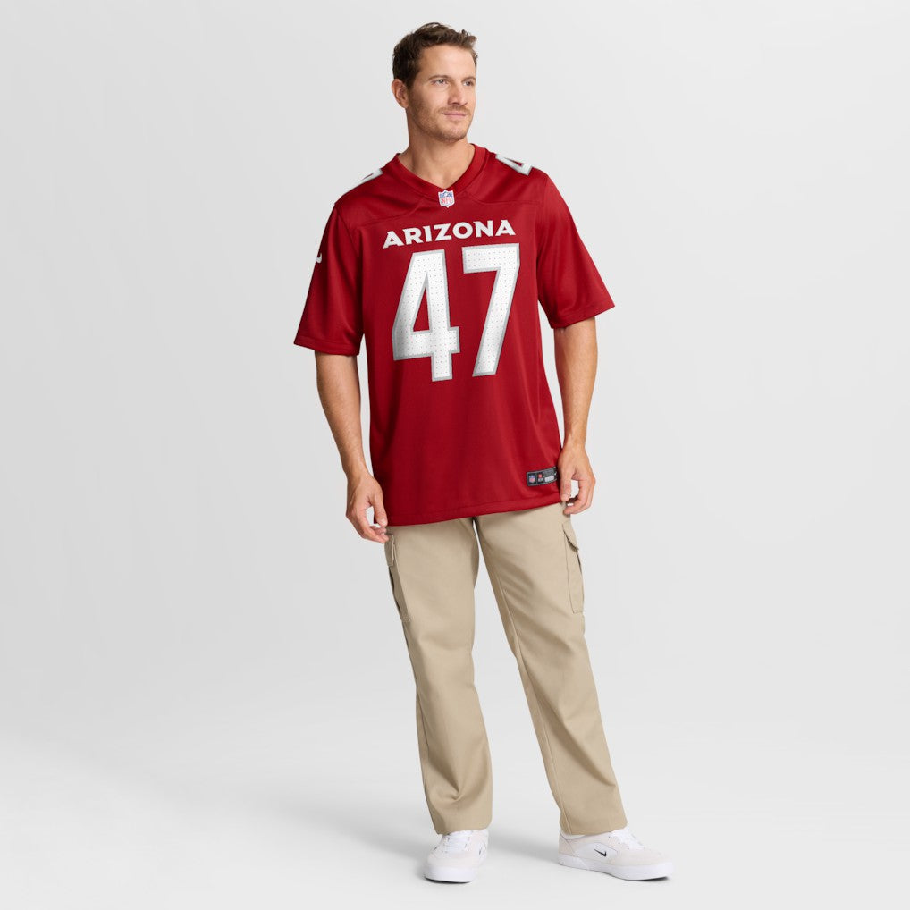 Channing Tindall Arizona Cardinals Team Game Jersey Cardinal