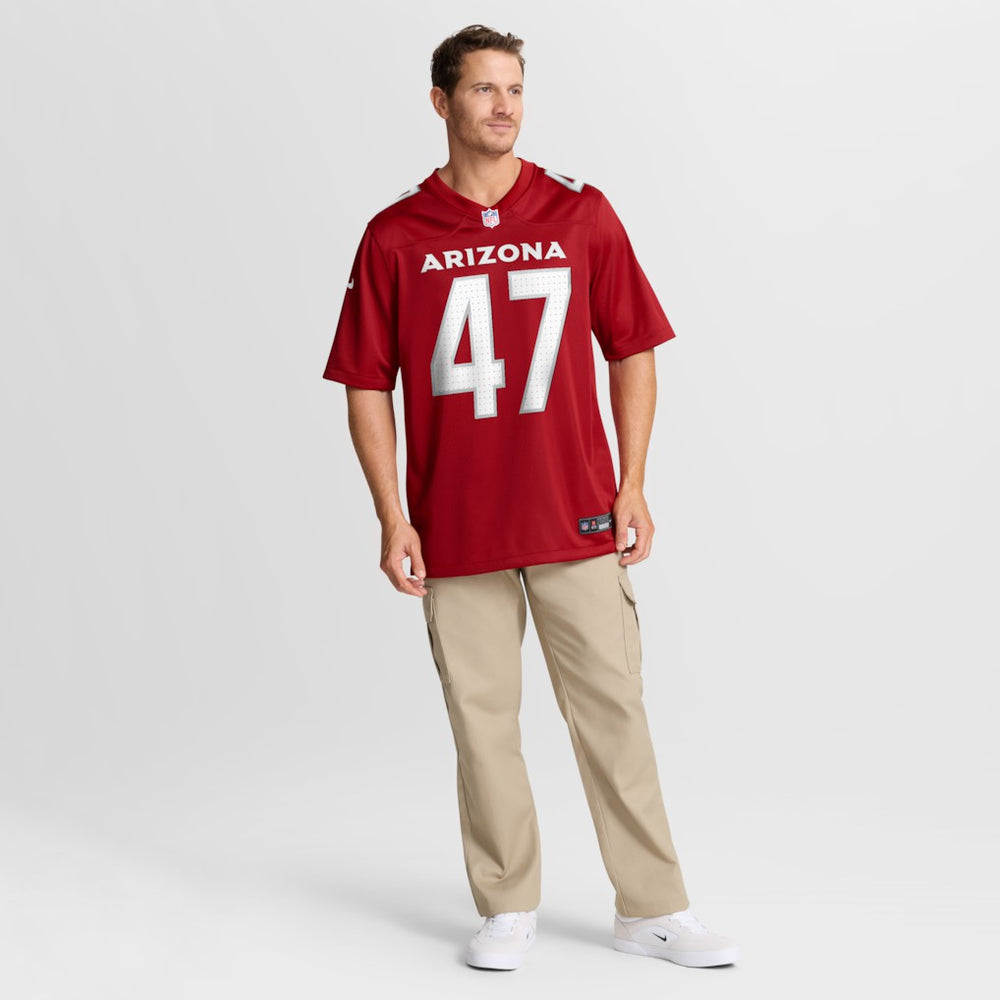 Channing Tindall Arizona Cardinals Team Game Jersey Cardinal