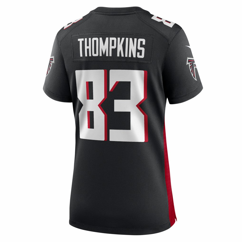 Deven Thompkins Atlanta Falcons Women's Team Game Jersey Black