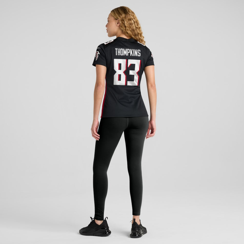 Deven Thompkins Atlanta Falcons Women's Team Game Jersey Black