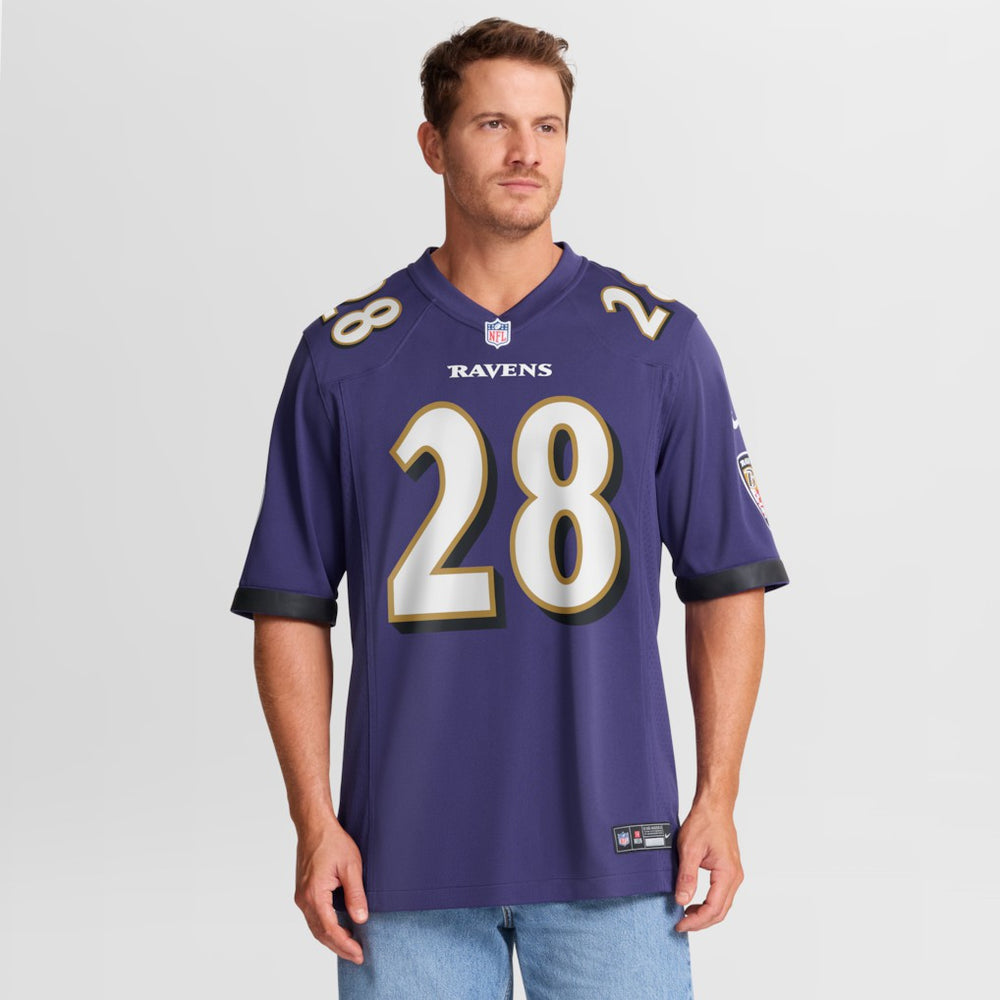 Taven Bryan Baltimore Ravens Team Game Jersey Purple