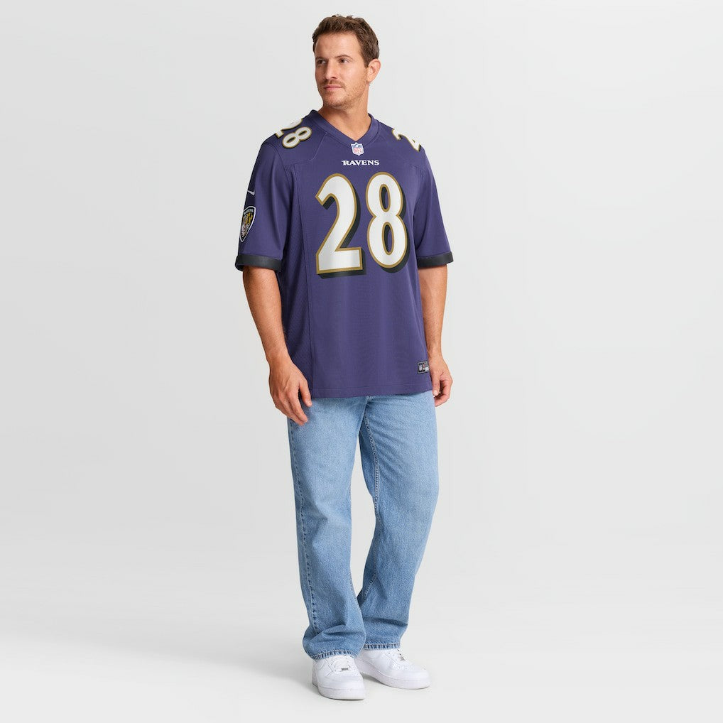 Taven Bryan Baltimore Ravens Team Game Jersey Purple
