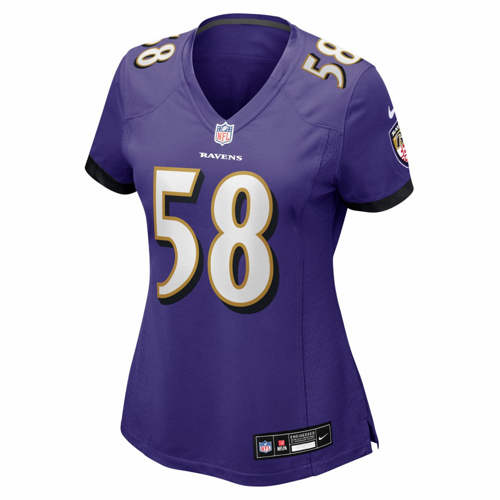 Taven Bryan Baltimore Ravens Women's Team Game Jersey Purple