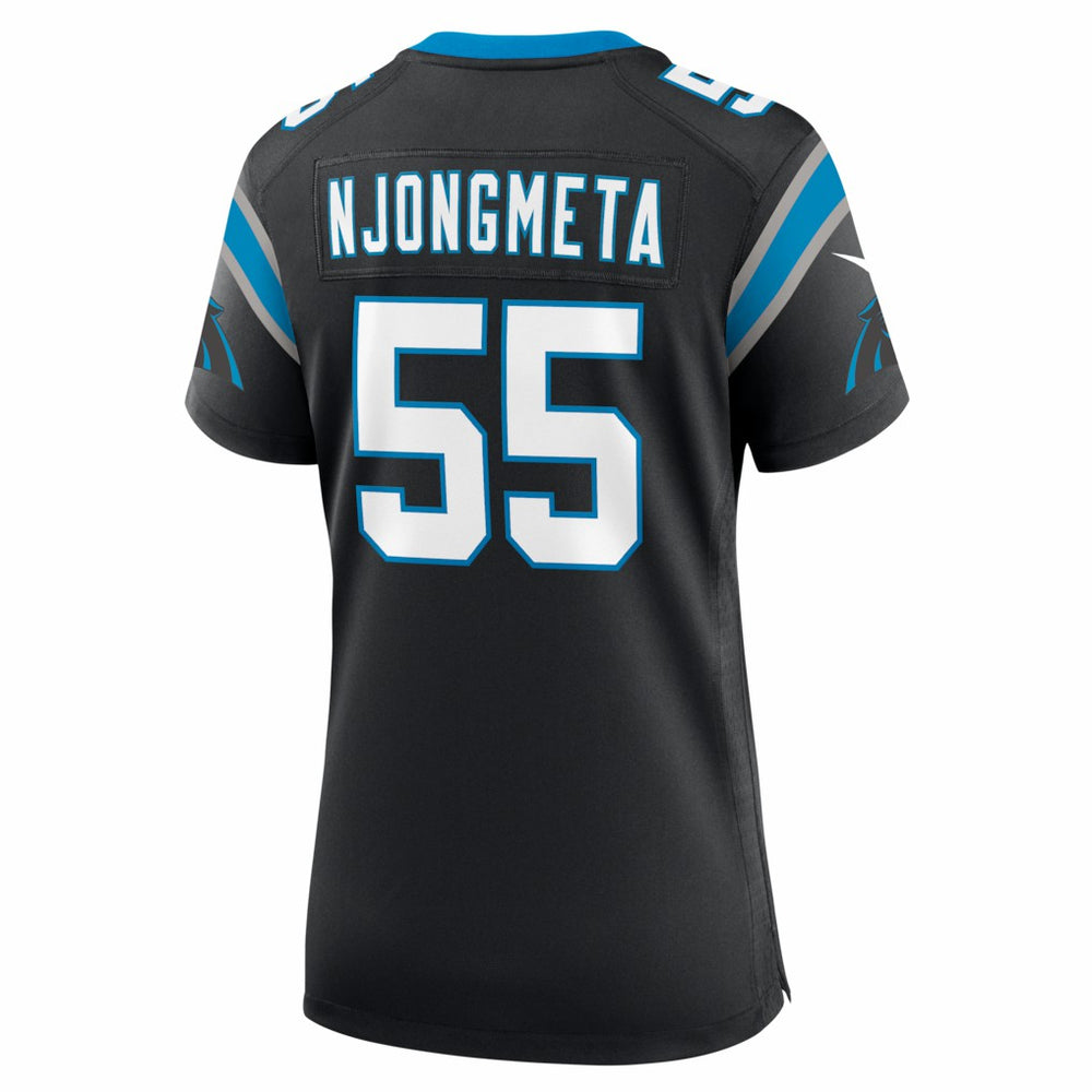 Maema Njongmeta Carolina Panthers Women's Team Game Jersey Black