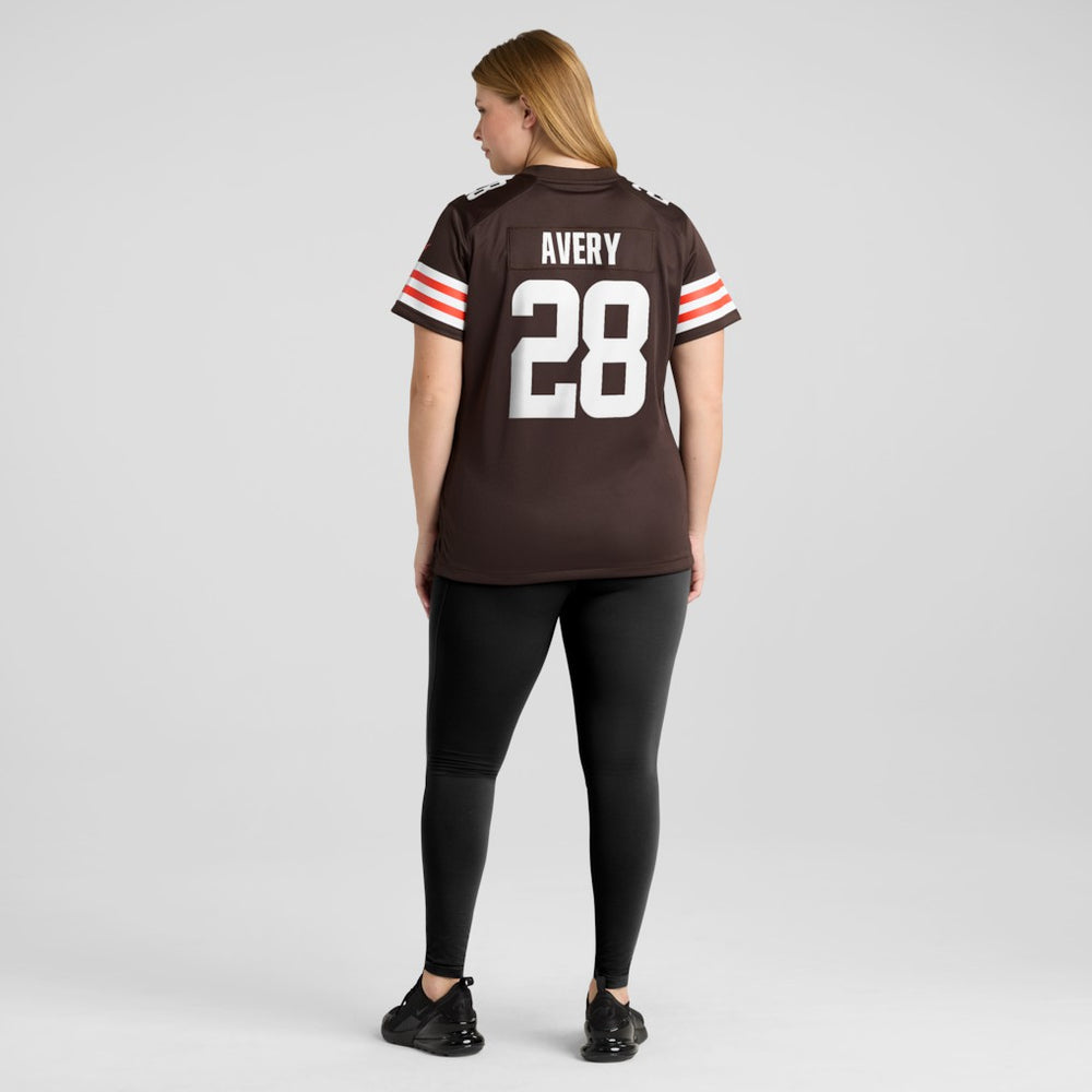 Tre Avery Cleveland Browns Women's Team Game Jersey Brown