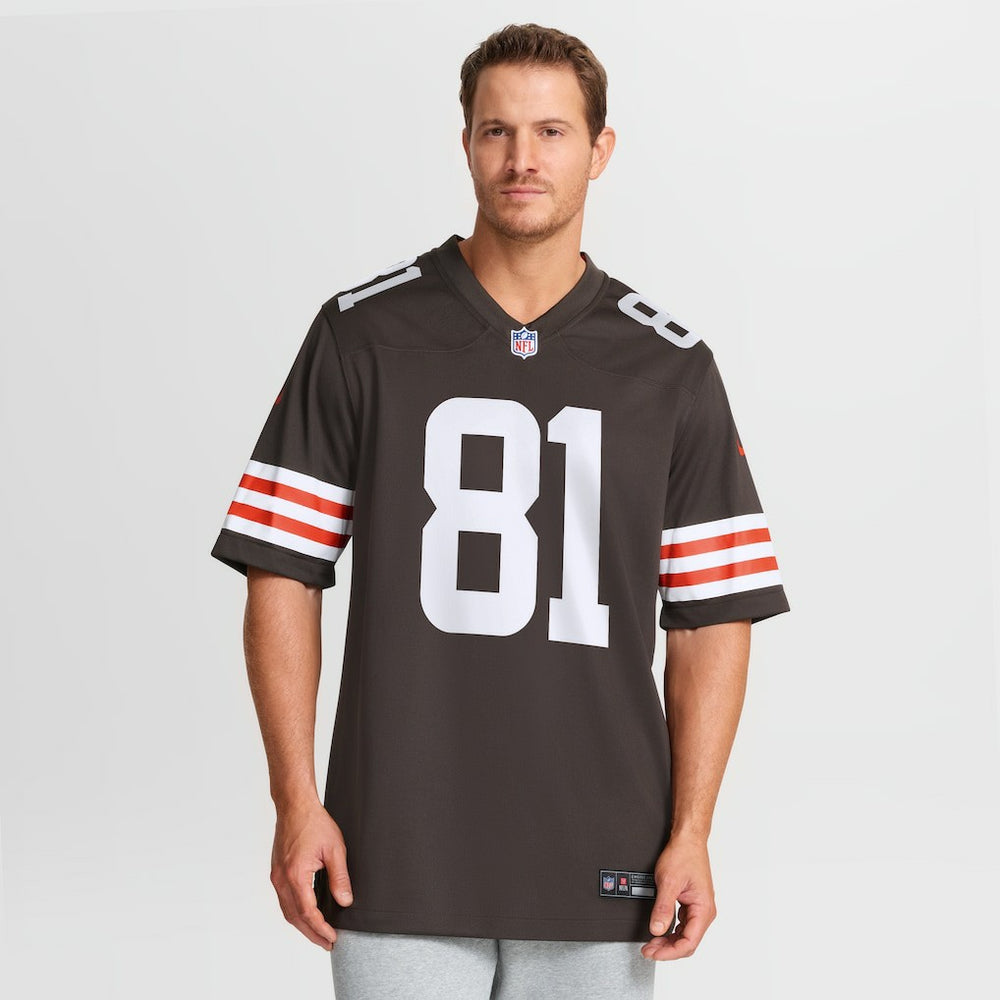 Luke Floriea Cleveland Browns Team Game Jersey Brown