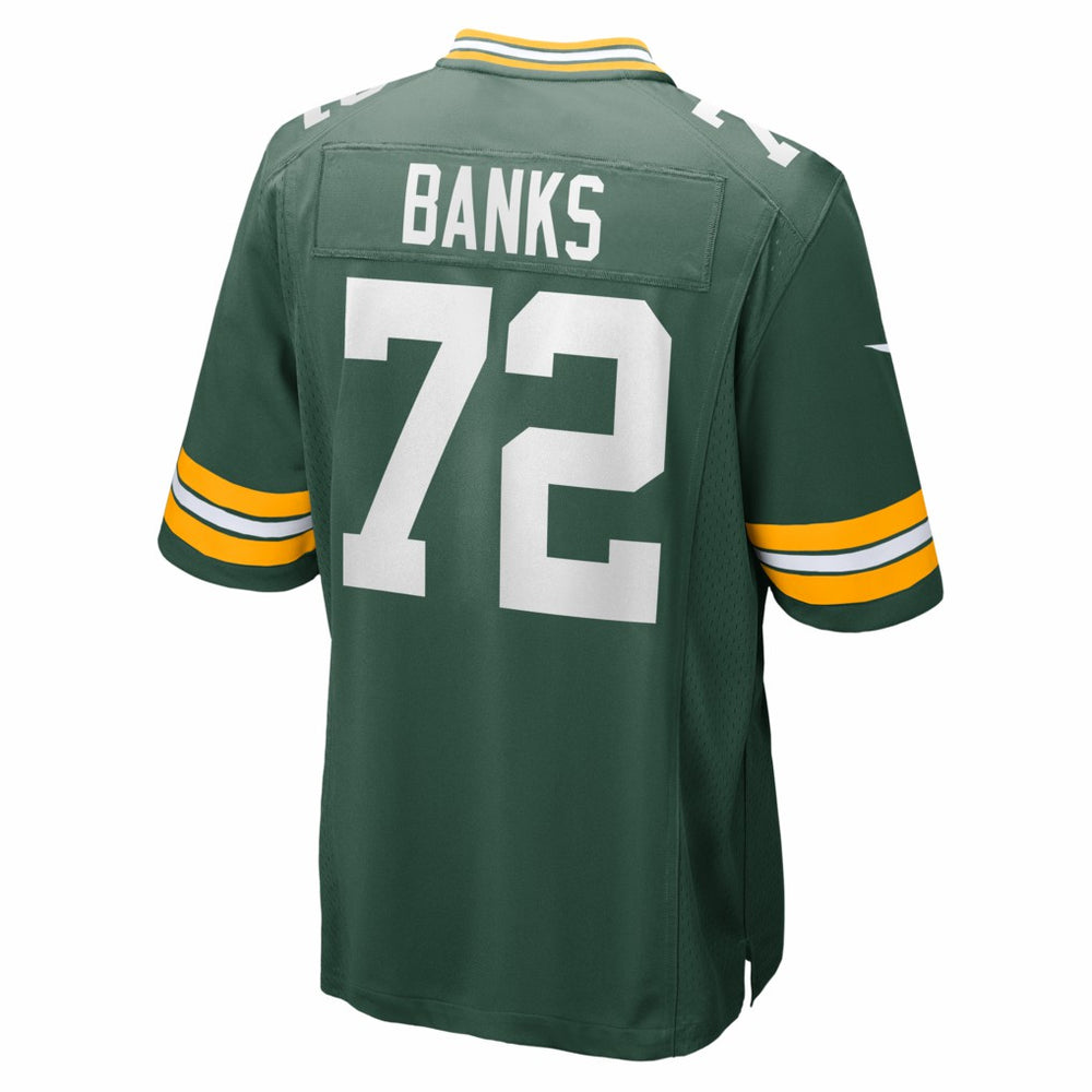 Brant Banks Green Bay Packers Team Game Jersey Green