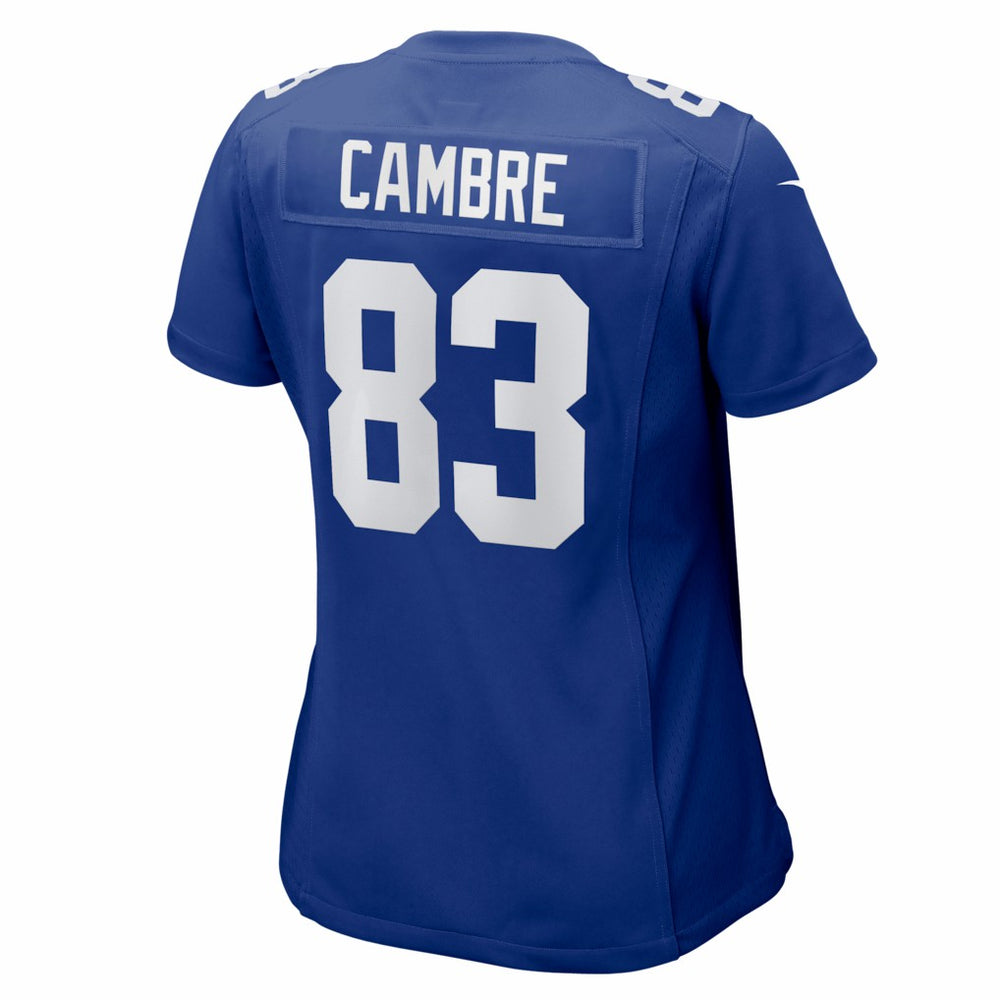 Dalen Cambre New York Giants Women's Team Game Jersey Royal