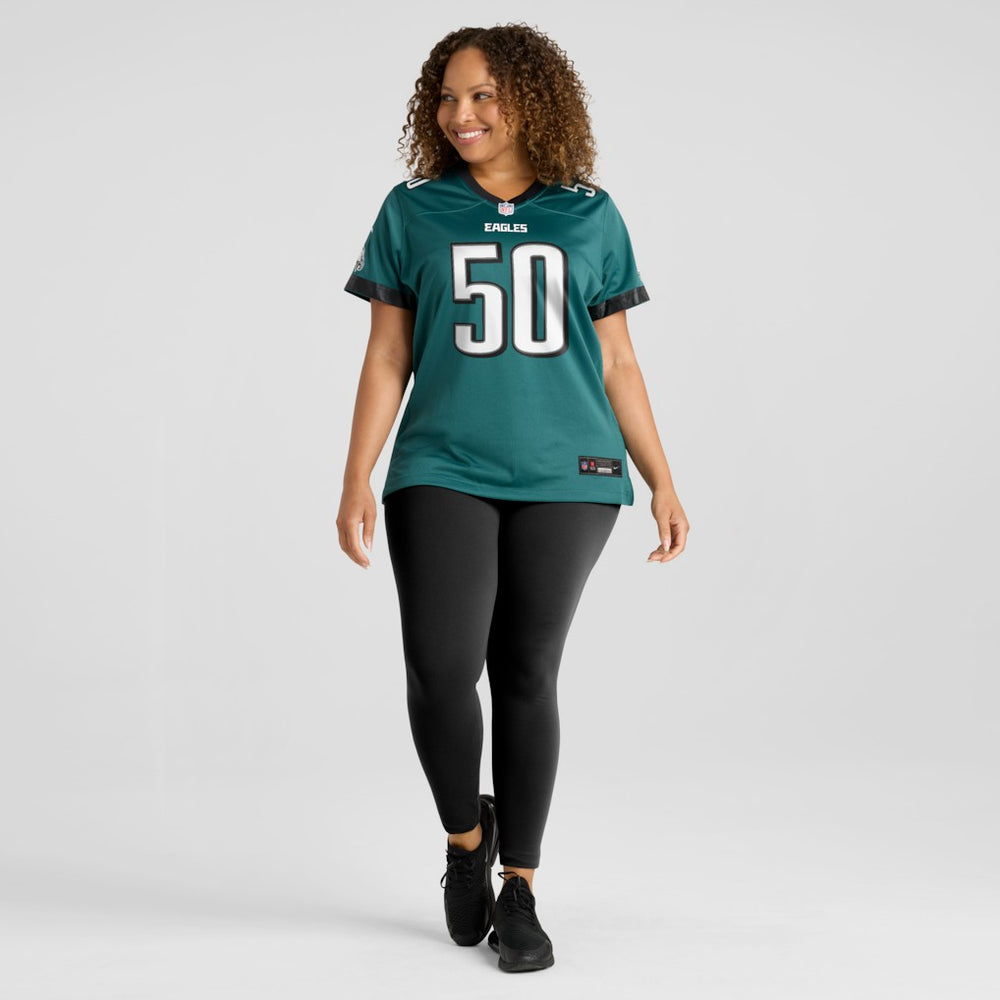 Lance Dixon Philadelphia Eagles Women's Team Game Jersey Midnight Green