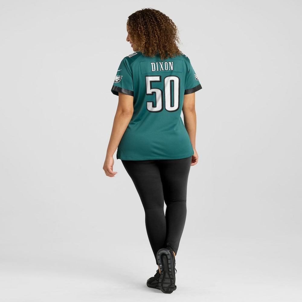 Lance Dixon Philadelphia Eagles Women's Team Game Jersey Midnight Green