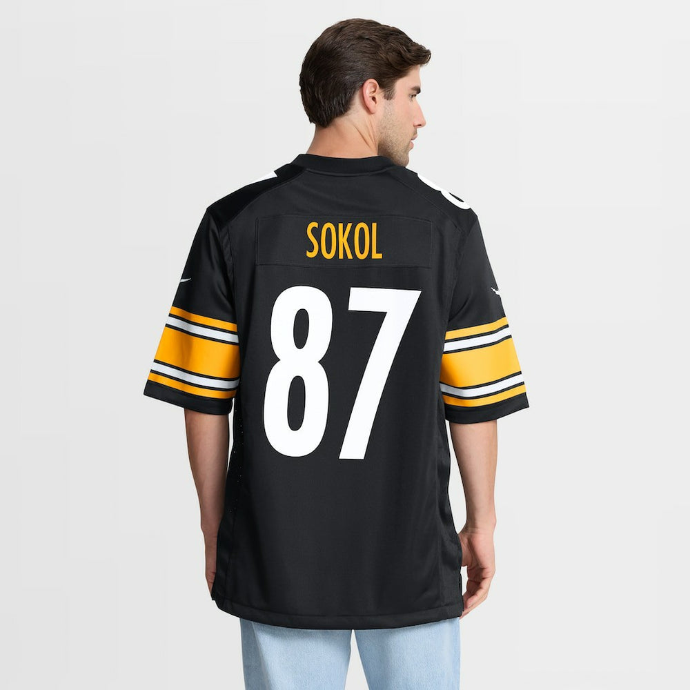Matt Sokol Pittsburgh Steelers Team Game Jersey Black