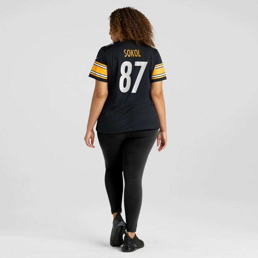 Matt Sokol Pittsburgh Steelers Women's Team Game Jersey Black