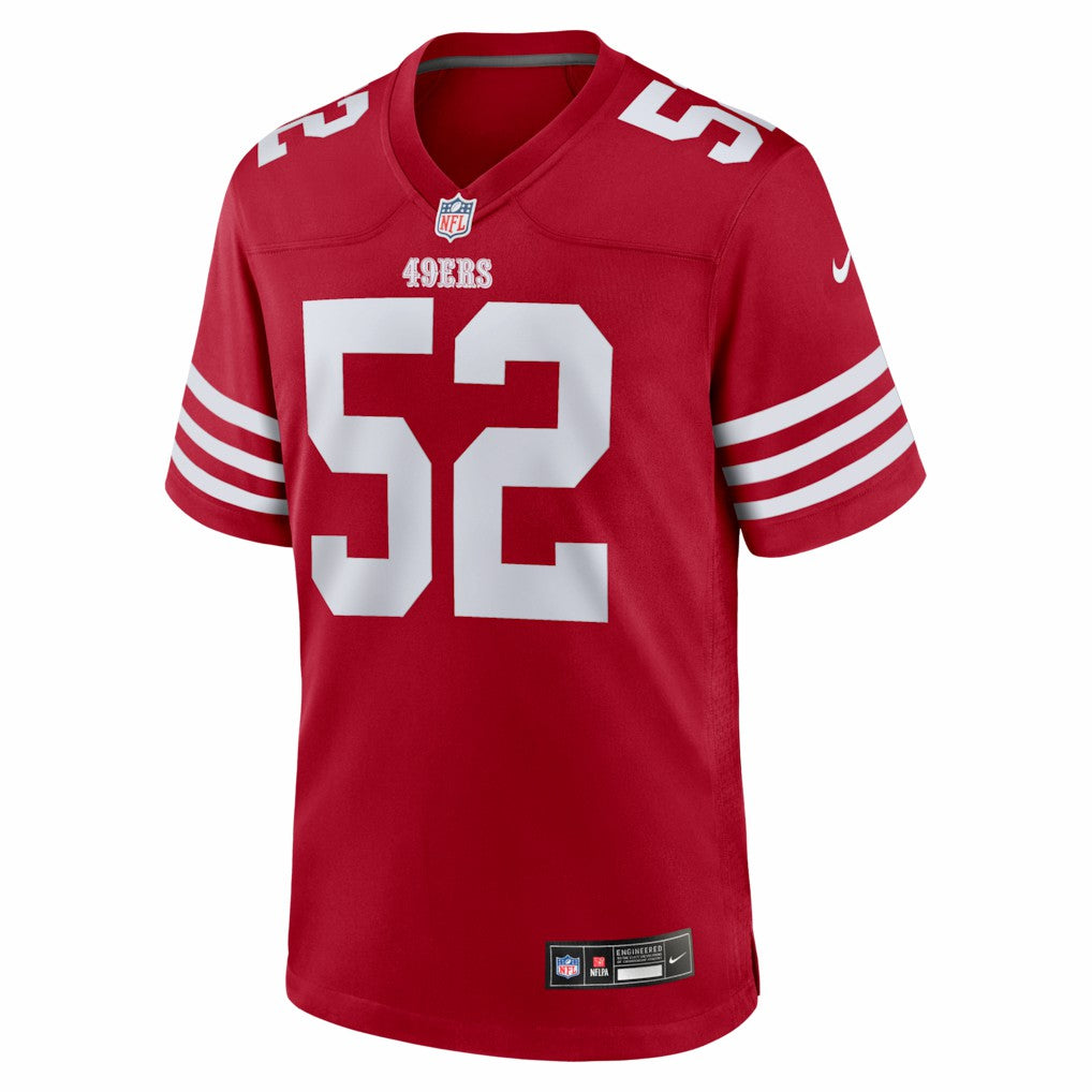 Messiah Swinson San Francisco 49ers Team Game Jersey Scarlet