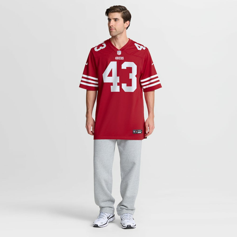 Messiah Swinson San Francisco 49ers Team Game Jersey Scarlet