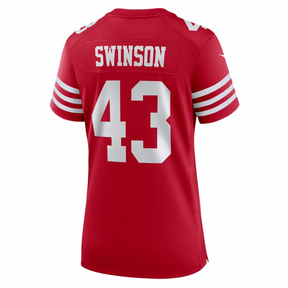 Messiah Swinson San Francisco 49ers Women's Team Game Jersey Scarlet