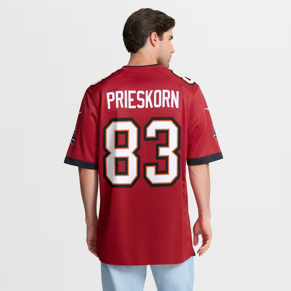 Caden Prieskorn Tampa Bay Buccaneers Team Game Jersey Red