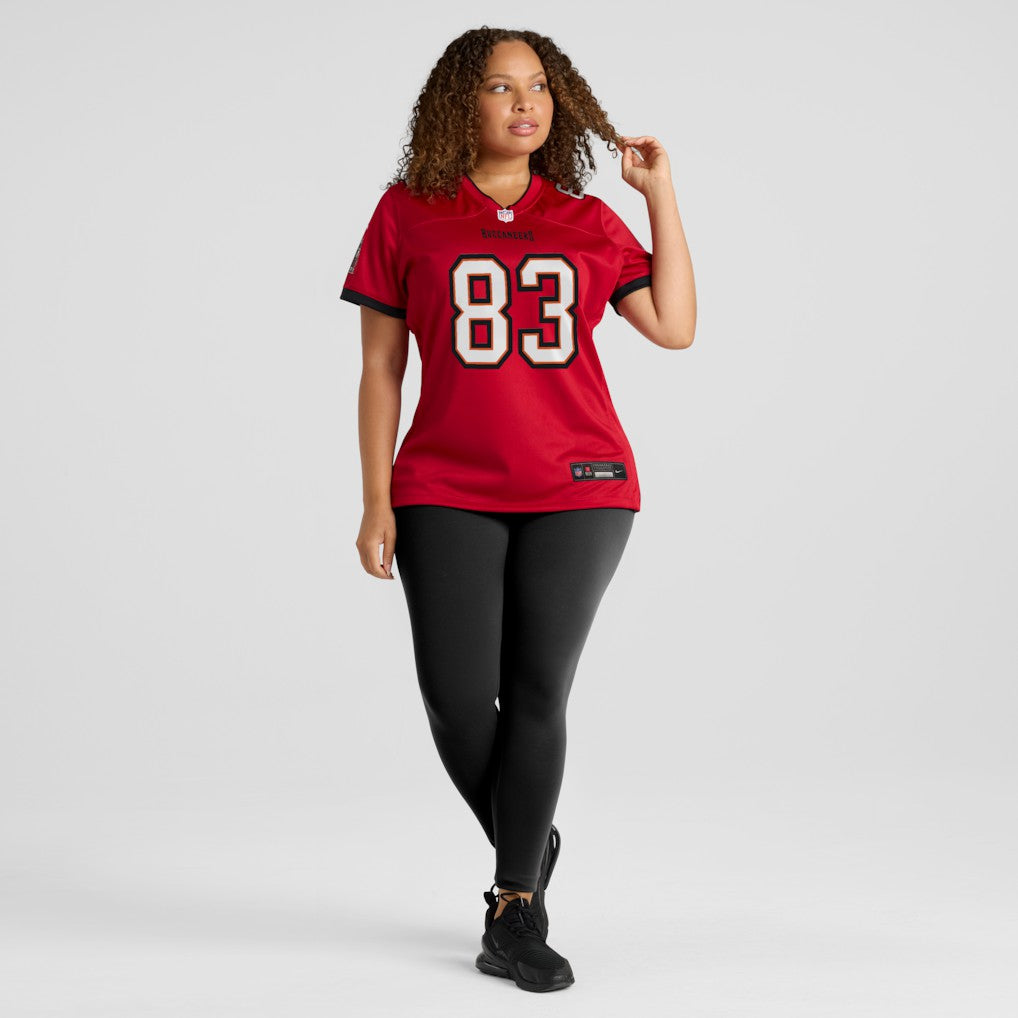 Caden Prieskorn Tampa Bay Buccaneers Women's Team Game Jersey Red