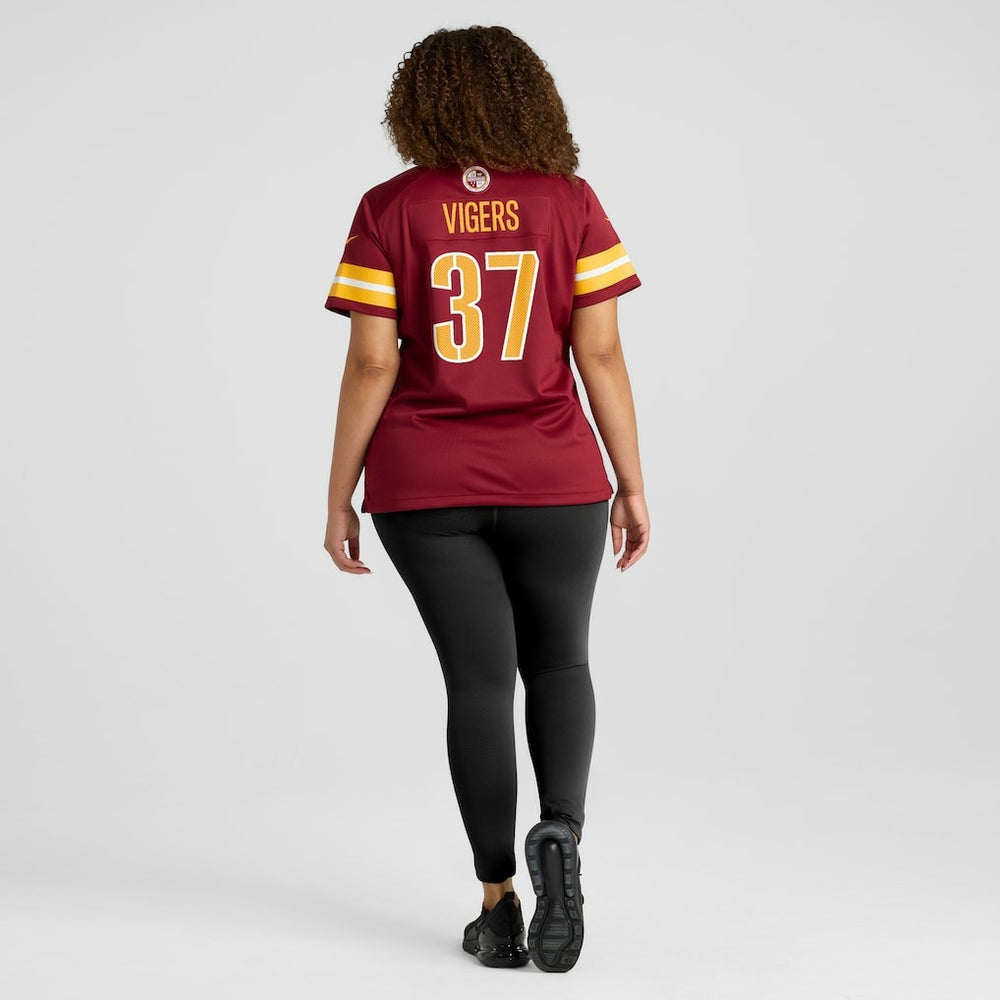 Car'lin Vigers Washington Commanders Women's Team Game Jersey Burgundy