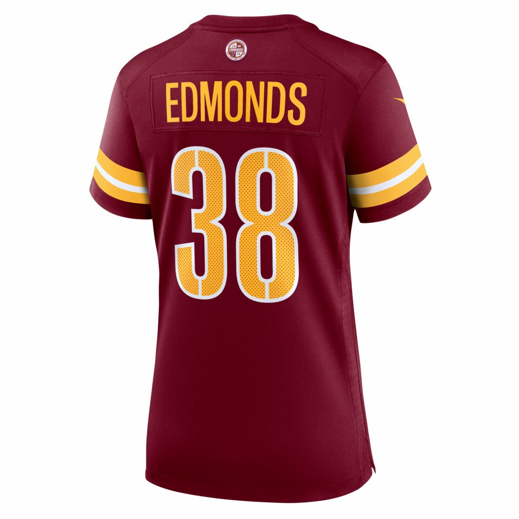 Chase Edmonds Washington Commanders Women's Team Game Jersey Burgundy